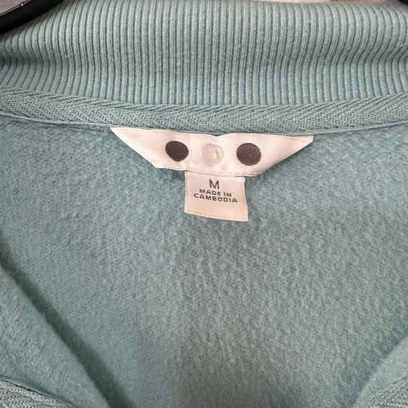 Three Dots Ladies' Quarter Zip Pullover Relaxed‎ Fit Soft Hand Feel - Picture 2 of 4